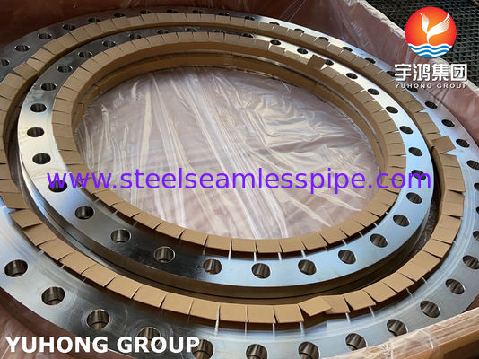 ASTM A240 Alaşım 904L / UNS N08904 AWWA C207 Su tesisatı hizmeti için halka tipi flens