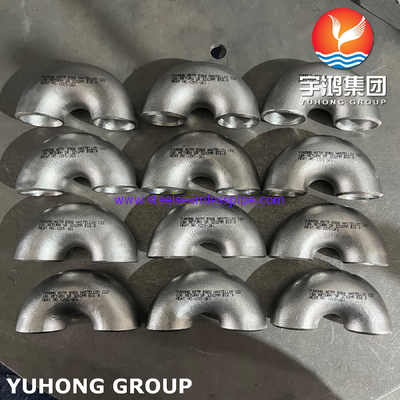 ASTM B366 Hastelloy C22 / UNS N06022 / 2.4602 Nikel Alaşımı 180° SR Dönüş Dirsekleri