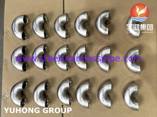 Hastelloy C22 / N06022 180° LR dirseği.