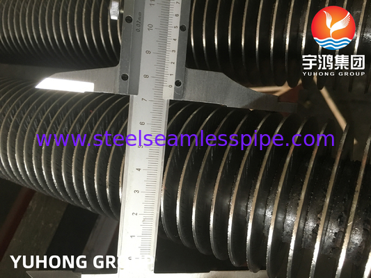Fin Tube ASTM A213 T5 T11 T12 Soğutucu Kondansör Isı Değiştiricisi için Alaşımlı Çelik HFW Fined Tube