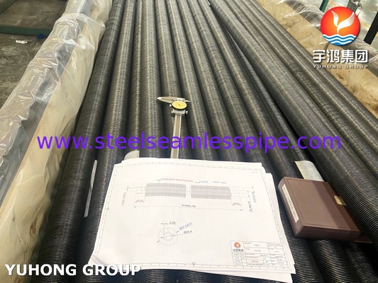 Helical Tip Fin Tube, Extruded Fin Tube Hava Soğutucu Uygulamaları İçin