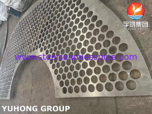 Baffle Plate Support Plate Condenser Parts SA516 Gr.70 Petrokimya/Denizcilik/Petrogaz/Gıda İşleme Sanayi