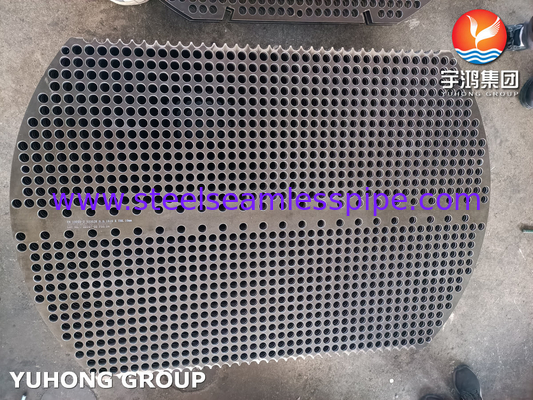 EN10025-2 S235JR Kabon Çelik Isı Değiştiricileri için Karbon Çelik Baffle Plate
