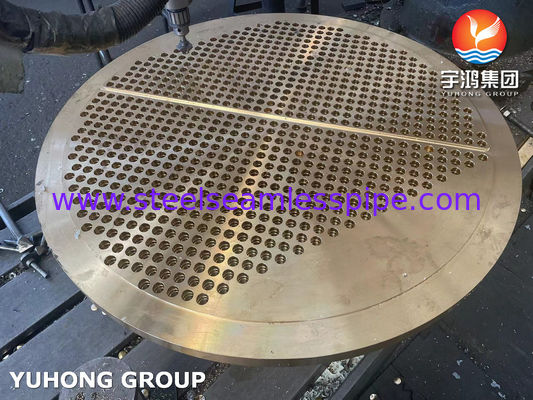 ASTM Bakır Alaşımlı Çelik Isı Değiştiricisi için Baffle ve Tubesheet