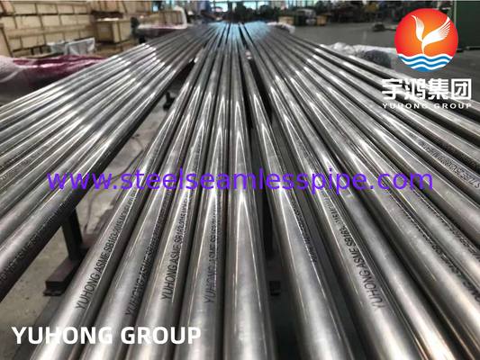ASTM B163 Monel 400 UNS N04400 Dikişsiz Nikel Bakır Alaşımlı Tüp Parlak Yüzey