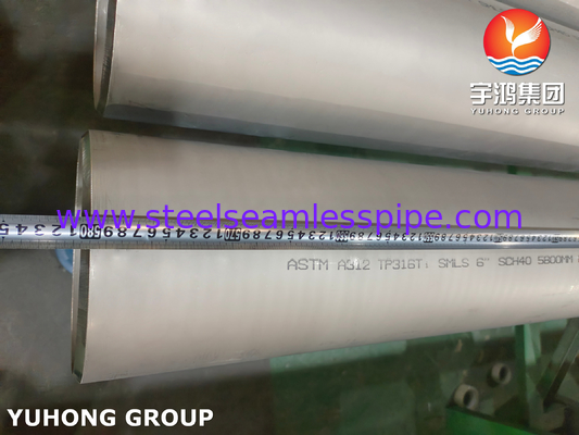 ASTM A511 TP316 316L 1.4404 Paslanmaz çelik dikişsiz boru turşulanmış kızartılmış ABS sertifikası
