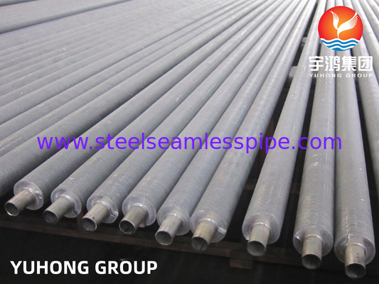 ASME SA210 Gr A1 Dikişsiz Tüp Al1060 Alüminyum Fin Embedded G Tip Fin Tüp