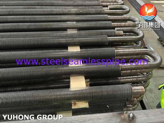 U Bend Fin Tube Isı Değiştiricisi / Kazan / Fırında
