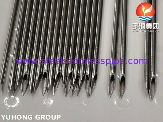 16G Paslanmaz Çelik Veteriner İğne Tüpü Hayvancılık Enjeksiyonu için, Üçlü Kısayol Topu