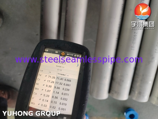 ASTM A312 TP321 paslanmaz çelik dikişsiz boru turşulanmış ve kızartılmış