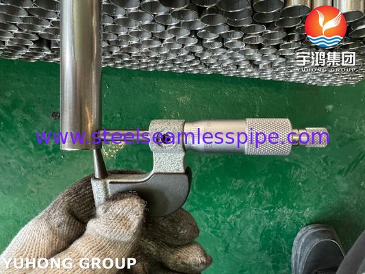 ASTM A249 TP316L paslanmaz çelik kaynaklı tüp parlak kızartılmış