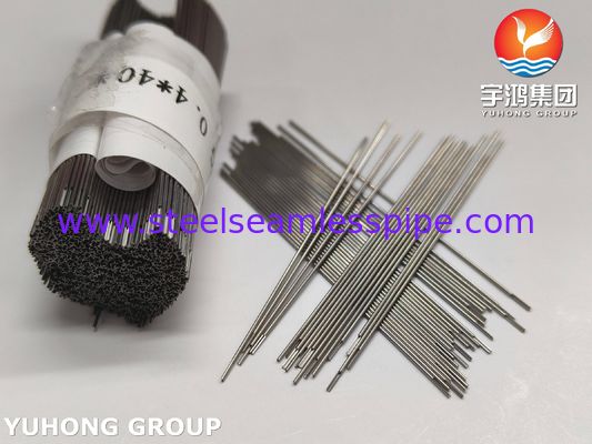 SUS304 Kök kanal tedavisi için sulama iğne tüpü, yarı kesilmiş çentikli uç, 27G