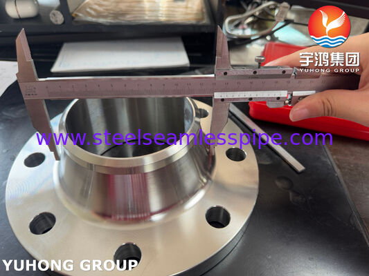 ASTM B564 UNS N08020 Alaşım 20 Kaynak Boyun Flanşı Sülfürik Asit Dirençli Dövme Nikel Alaşımlı WNRF Flanş Kimyasal İşleme İçin