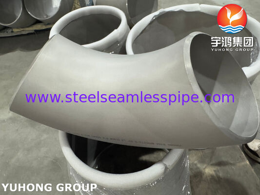 ASTM B366 WPHC276 / UNS N10276 BW Boru Fittings Hastelloy C276 Dirseği 45 derece 90 derece