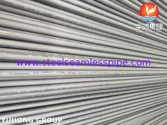 ASTM A213 TP347 Paslanmaz Çelik Dikişsiz Isı Değiştiricisi Tüp