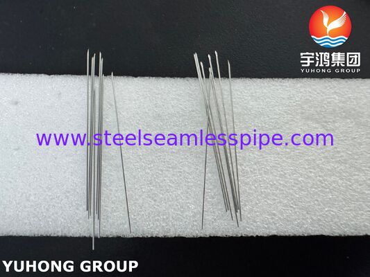 SUS304 26G Tıbbi Dereceli Paslanmaz Çelik EMG İğneleri İçin Geri Kesilmiş İğne Tüpü ISO9626
