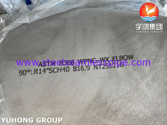 ASTM B366 WPNC Dirsek UNS N04400 / Monel 400 Alın Kaynaklı Boru Ek Parçaları 90 Derece LR Dirsek
