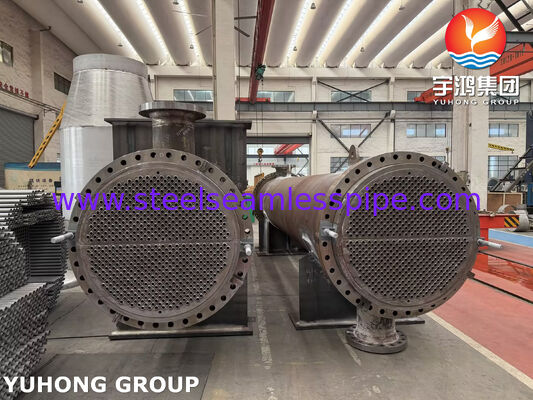 ASME U Stamp TEMA Rafineri Hidrojen Aşama 1 Serbestleme Intercooler için R Sınıfı Isı Değiştiricisi