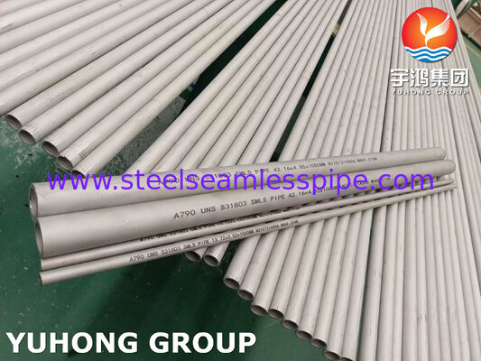 ASTM A790 UNS S31803 Dupleks Tüp