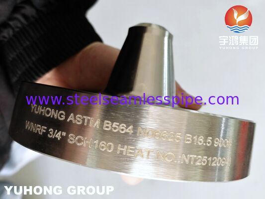 ASTM B564 Inconel 625 Nikel Alaşımlı Kaynak Boyunlu Yükseltilmiş Yüzeyli Korozyona Dayanıklı Flanş