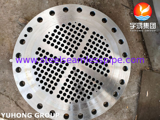 SA266 Gr.2 Karbon Çelik Dövme Tüp Levhası (Shell & Tube Tipi Isı Değiştiriciler İçin)