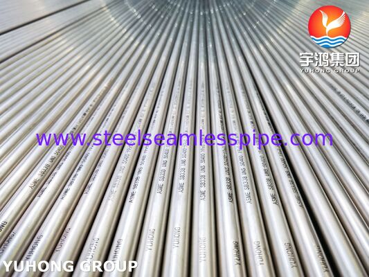 ASTM B338 Kalite 2 Titanyum Dikişsiz Tüp UNS R50400 parlak kızartılmış yüzeyli ısı değiştiriciler için