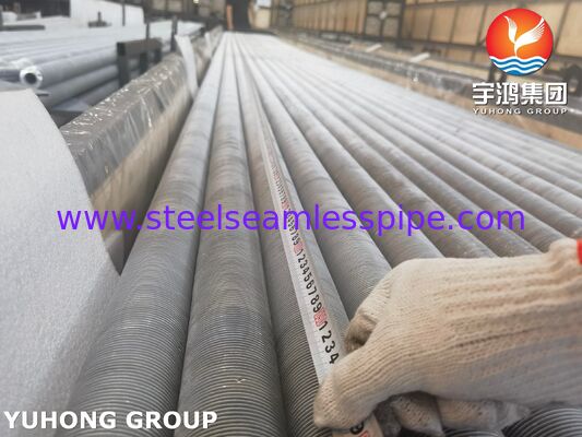 Kuru soğutucular için dışa çıkarılmış kanatlı tüpler ASME SB163 UNS N08825