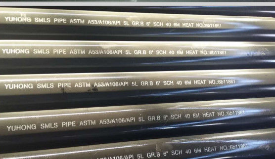 Api 5l Gr B Od 4 İnç 6000MM Dikişsiz Paslanmaz Çelik Boru