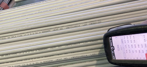 Asme Sa312 Tp304l Paslanmaz Çelik Dikişsiz Boru Abs Belgeli