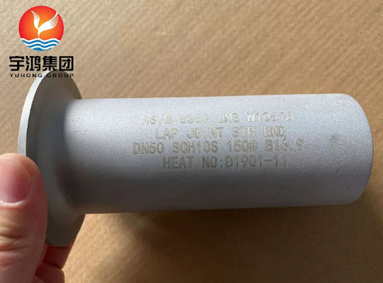 ASTM B622 Hastelloy B3 / UNS N10675 B16.9 Bindirme Bağlantısı Saplama Ucu Boru Bağlantısı
