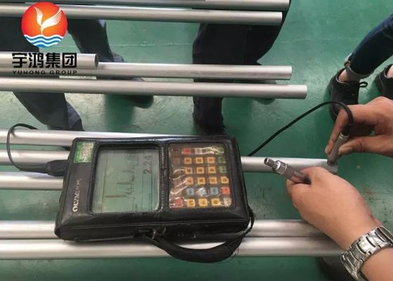 Eşanjörler için Paslanmaz Çelik Oluklu Borular TP304 / TP304L TP316 / TP316L 19.05X2.11MM
