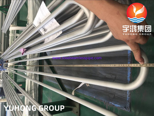 UNS NO6625/Din 2.4856/ASTM B444 Inconel 625 U Bükme Borusu Kimyasal Proses Ekipmanı NDT Mevcuttur