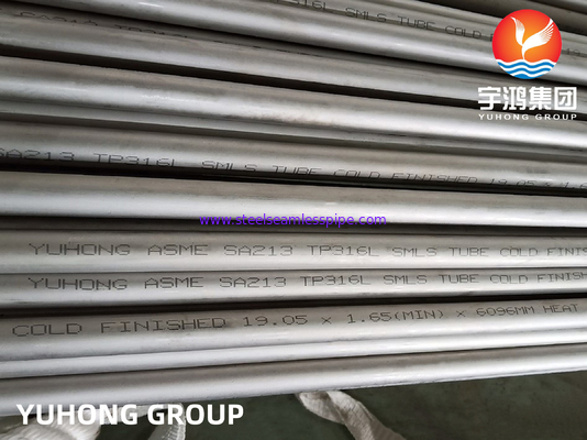 PASLANMAZ ÇELİK DİKİŞSİZ TÜP ASTM A213 TP304 TP316L MIN. ET KALINLIĞI