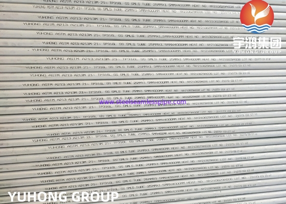 ASTM A213 TP316L TP304 TP304L Paslanmaz çelik dikişsiz ısı değiştiricisi tüpü