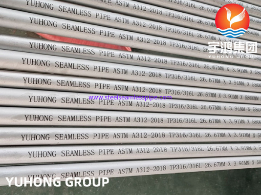 ASTM A312 TP304 Paslanmaz Dikişsiz Boru