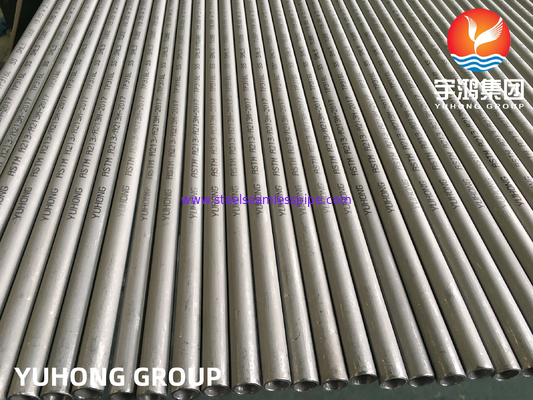 Düz Eşanjör Boru ASTM A213 / ASME SA269 TP304 Kazan Borusu 8 * 1 * 6M