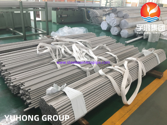 ASTM A213 TP310S Eşanjör için Paslanmaz Çelik Dikişsiz Boru %100 ET/HT/UT