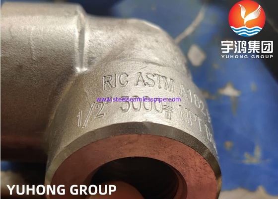 DÖVME 90 DERECE SOKET KAYNAK DİRSEK BOYUTLAR NPS 1/2 - 4 ASTM A182 F53