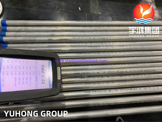ASTM B161 ASME SB163 İLE NİKEL ALAŞIMLI ÇELİK DİKİŞSİZ HASTELLOY C22 BORU