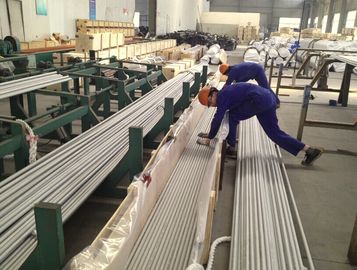 Paslanmaz Çelik Dikişsiz Boru, ASTM A213 TP310S / 310H, 25.4 x 2.11 x 6096mm, turşu, tavlanmış, ahşap kutu.
