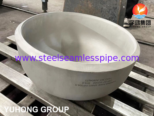 ASME SA403 WP304-S PASLANMAZ ÇELİK KAPAK ALIN KAYNAKLI RAKOR B16.9