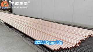 ASTM B111 UNS C12200 HVAC ve Eşanjör için DHP Bakır Boru
