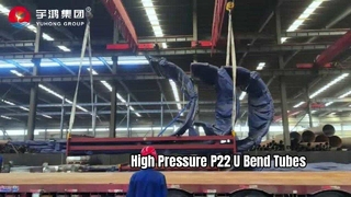 YUHONG GROUP Yüksek Basınç Uygulamaları için ASTM A335 P22 U-Bend Borularının Paketlenmesi ve Nakliyesi